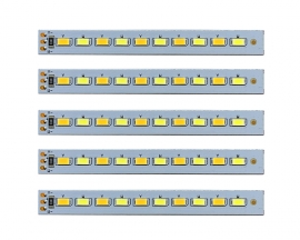 5PCS DC 5V 5W Dual-Color LED Lamp Board Warm/Pure White Light 380mA 400LM 3500K/6500K for USB Touch Dimmer